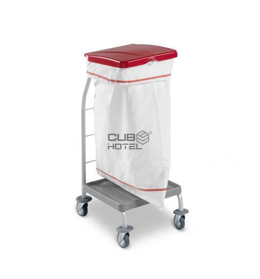 Carrinho TTS Dust Com Tampa 70L